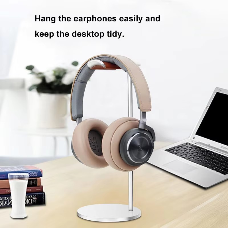 Gaming Accessories Setup - Soporte Curvo de Aluminio para Auriculares,