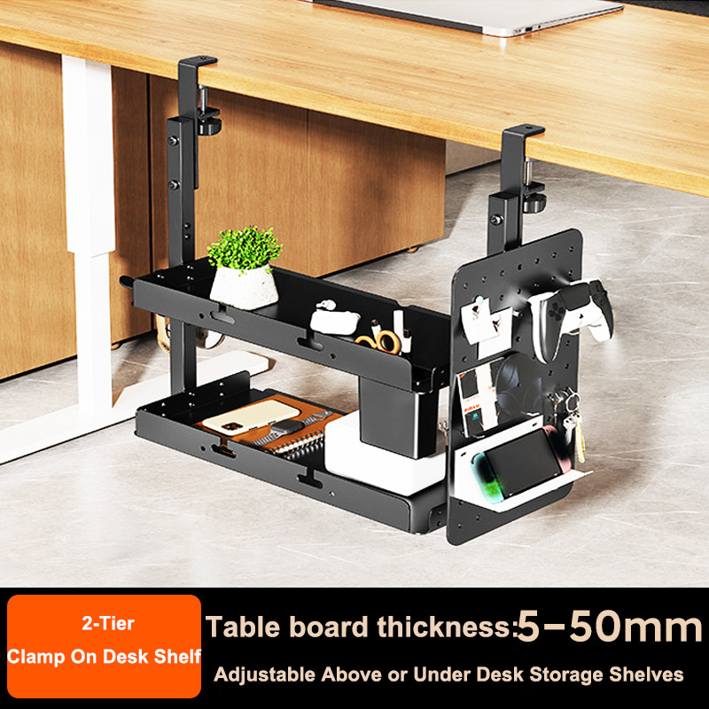 Gaming Accessories For Your Desk - Estante de 2 niveles de 14