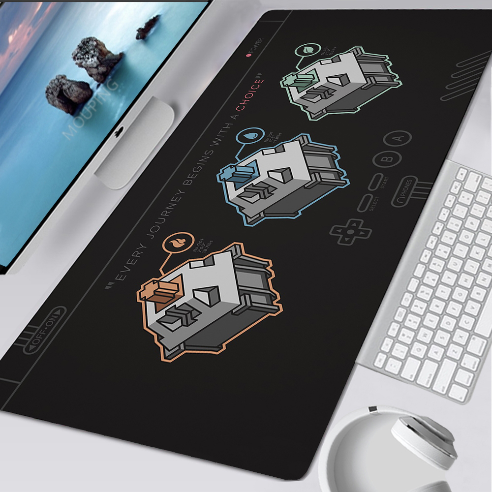 Gaming Accessories For Your Desk - Alfombrilla de ratón blanca y negra