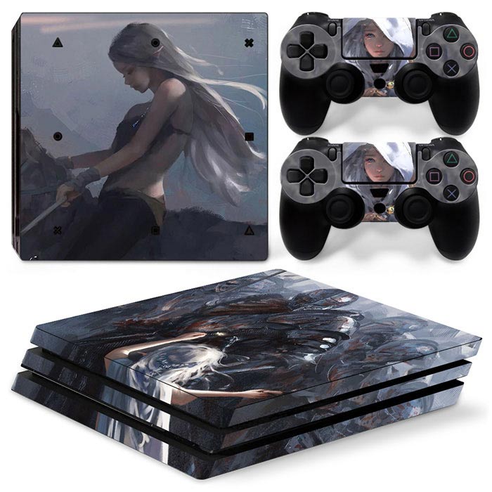 Gaming Accessories Drawing - Pegatina protectora de estilo chica para