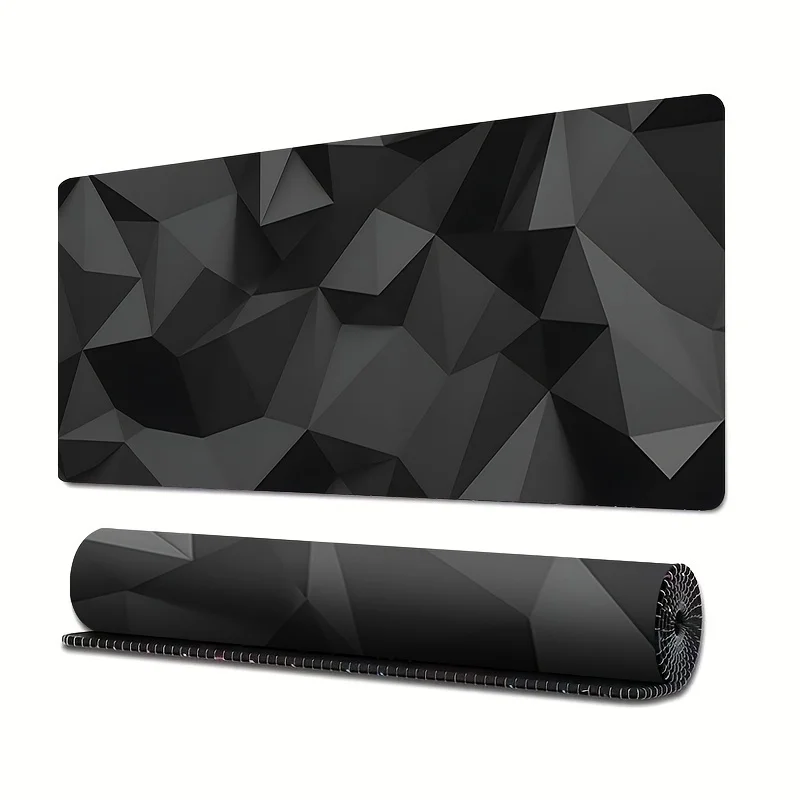 Gaming Accessories Drawing - Alfombrilla de ratón geométrica grande de