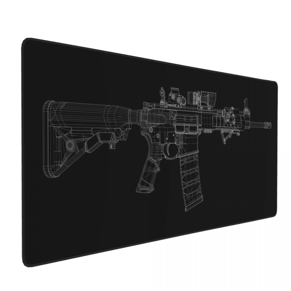 Gaming Accessories Drawing - Alfombrilla de Ratón Grande con Diseño