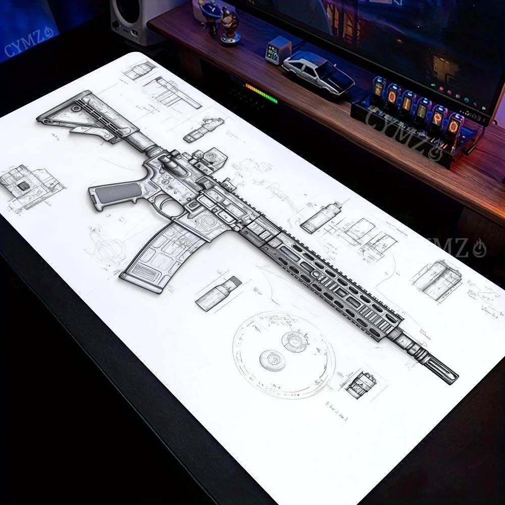 Alfombrilla de ratón grande co - Gaming Accessories Drawing reseña y precio