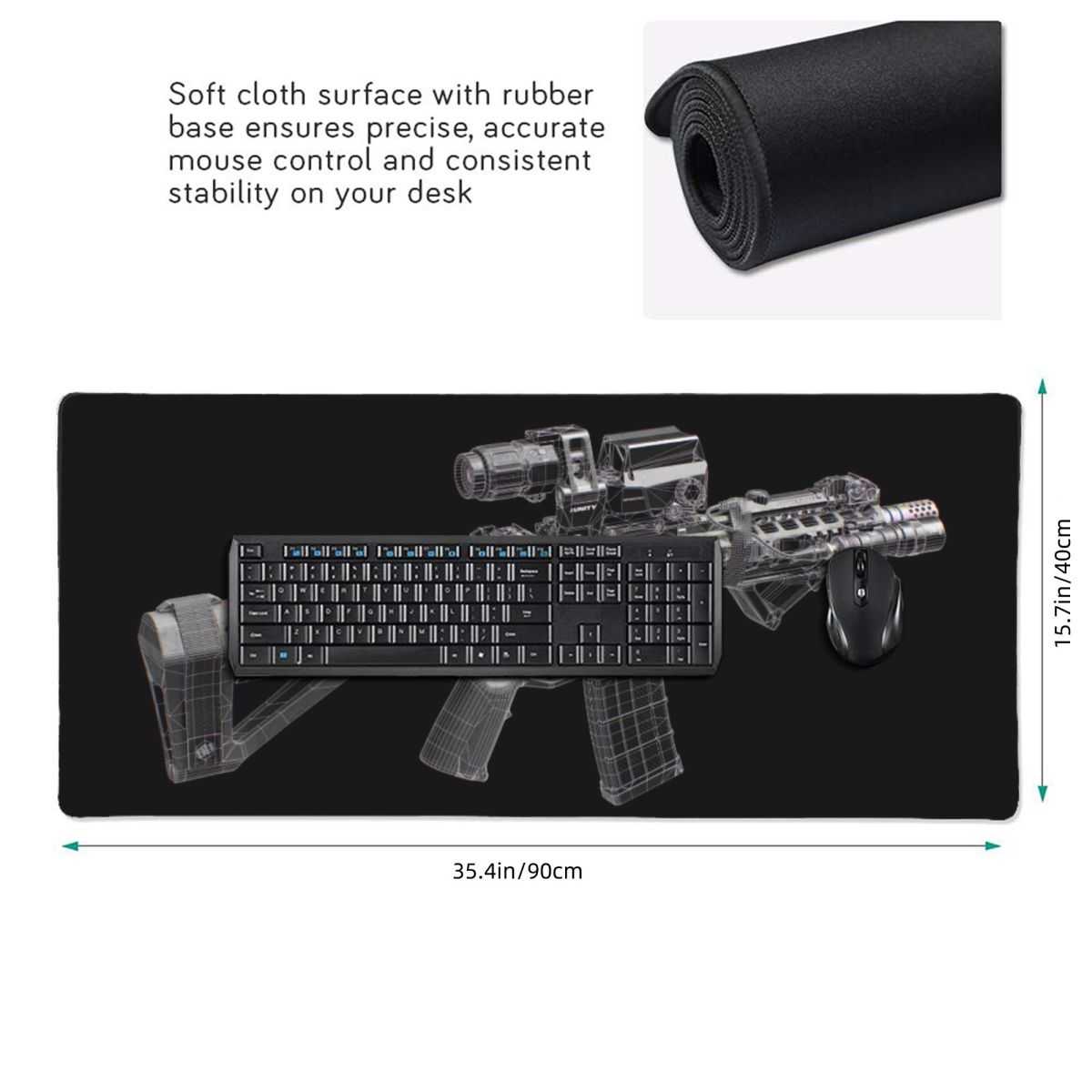Alfombrilla de Ratón Grande co - Gaming Accessories Drawing reseña y precio