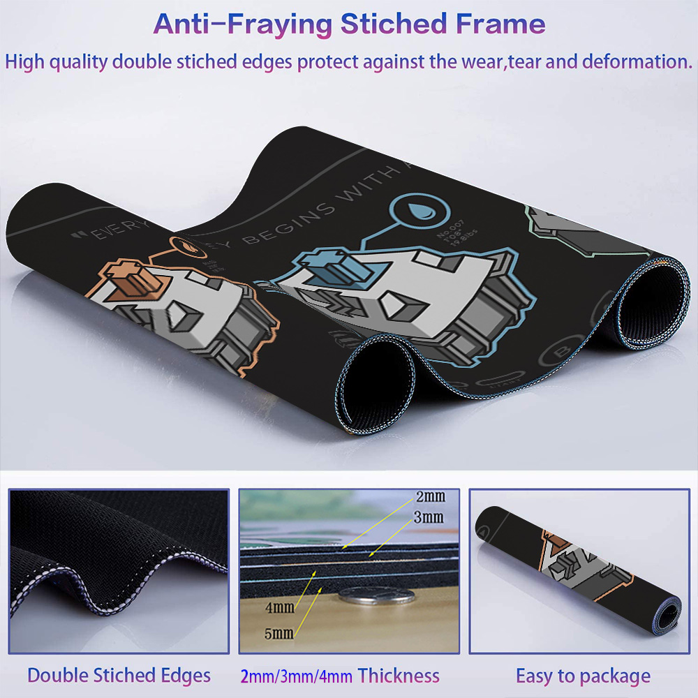 Alfombrilla de ratón blanca y  - Gaming Accessories For Your Desk reseña y precio