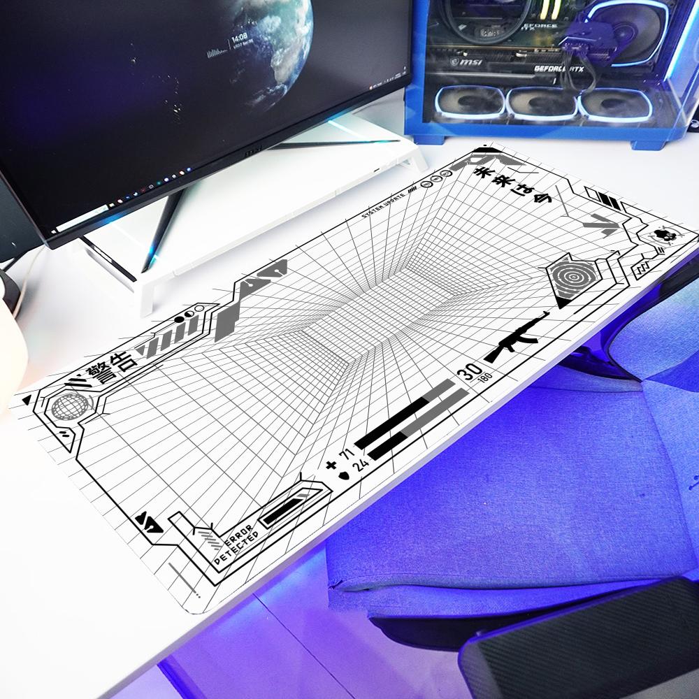 Alfombra de escritorio con rej - Gaming Accessories For Your Desk reseña y precio